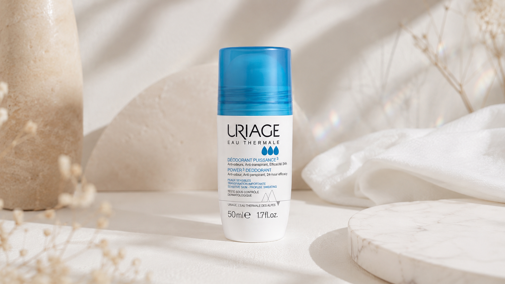 Uriage Déodorant Puissance 3: The Science of 3-in-1 Control
