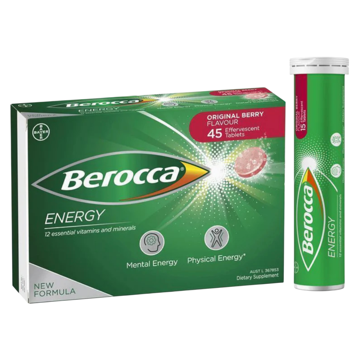 Berocca Performance Original Berry – 45 Effervescent Tablets