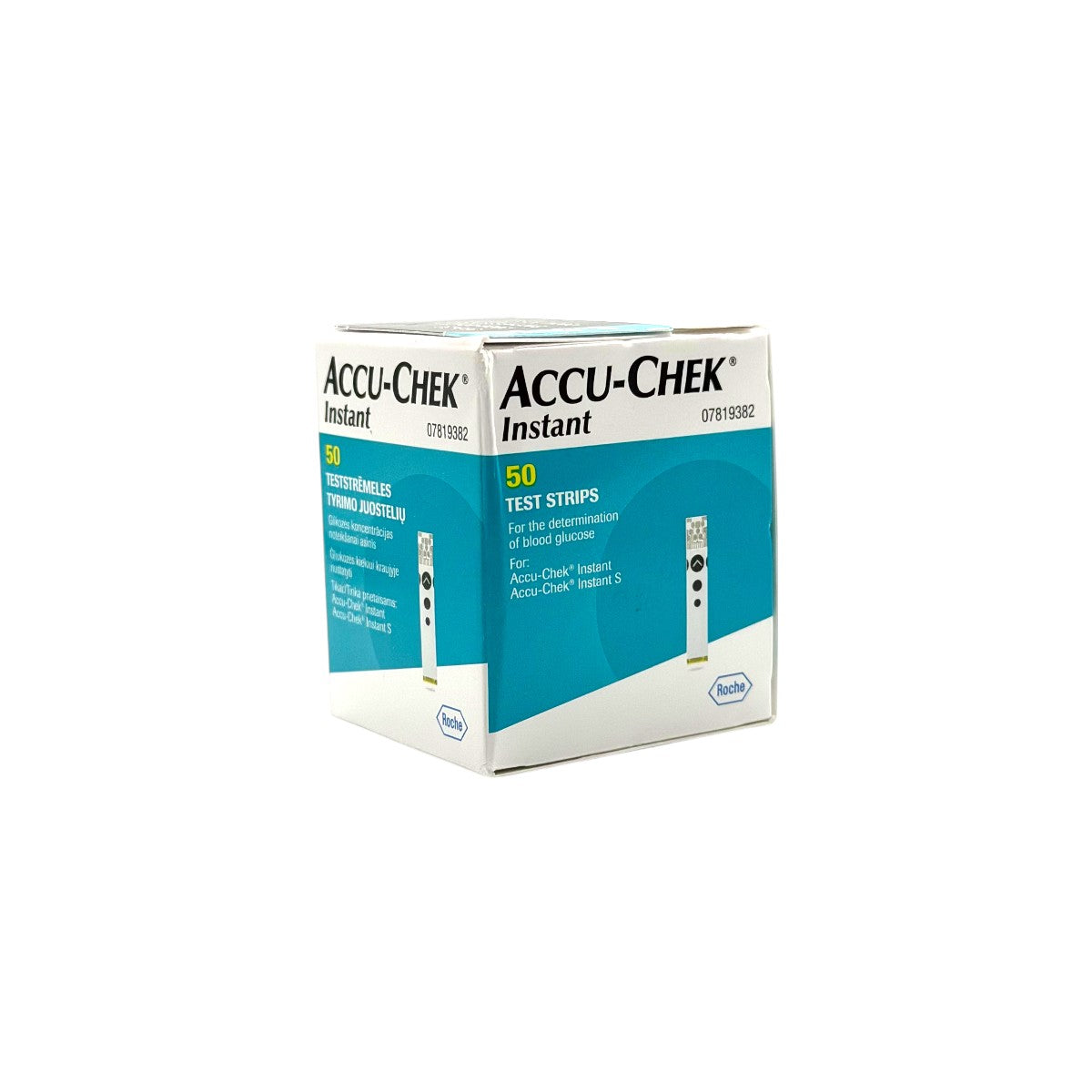 Accu-Chek Instant Test Strips 50 Count – Angle