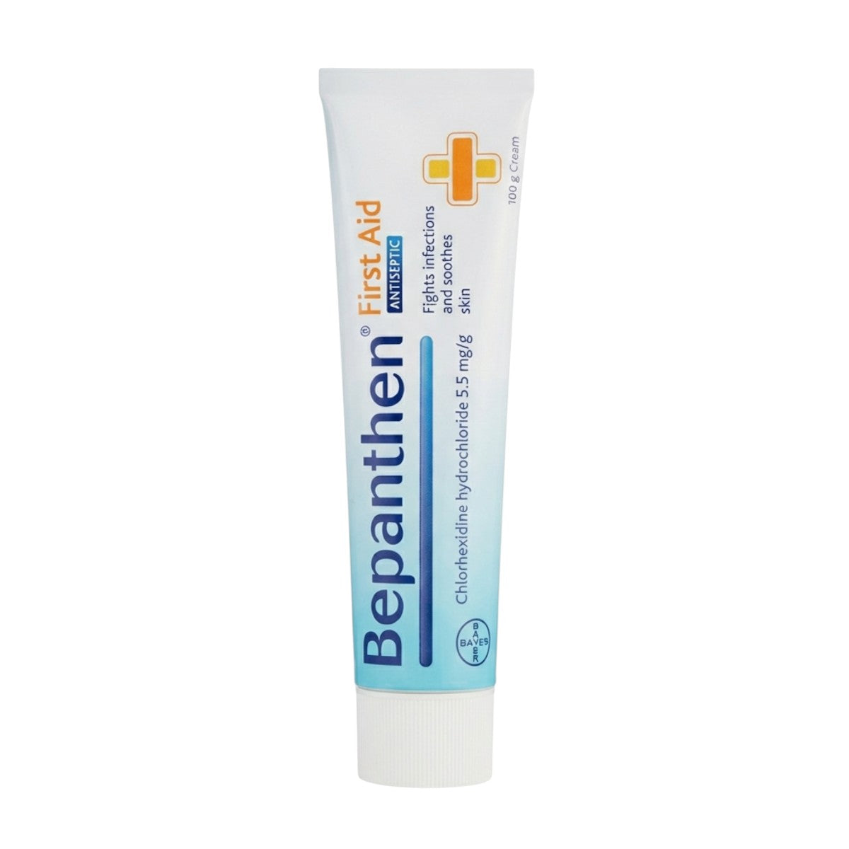 Bepanthen First Aid Antiseptic Cream 100g – Tube Front View