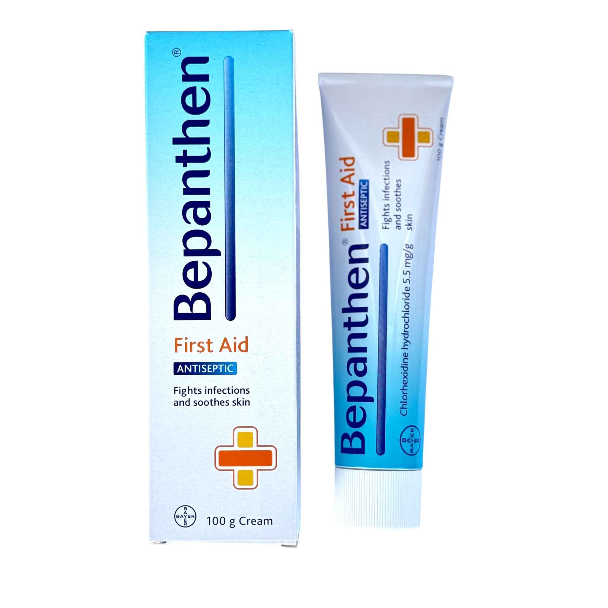 Bepanthen First Aid Cream 100g tube – non-greasy skin cream