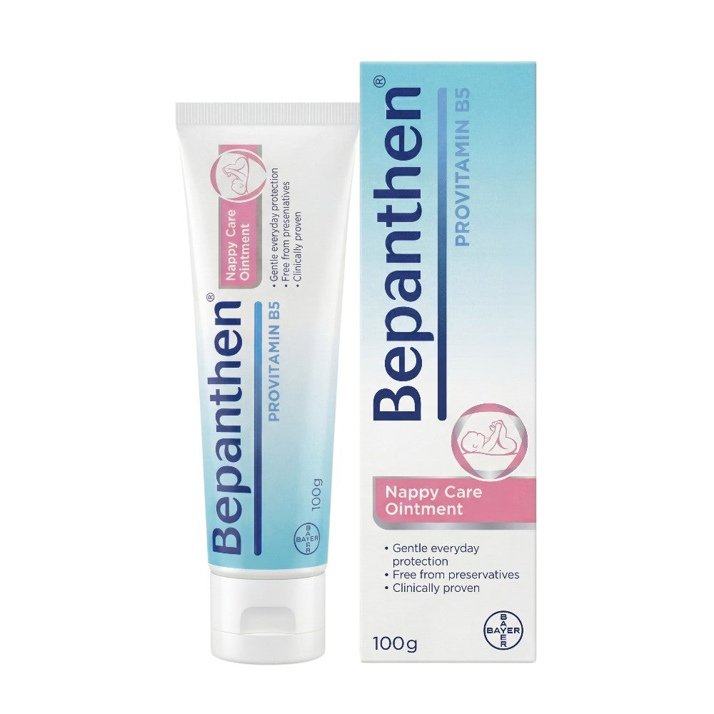 Bepanthen Provitamin B5 Nappy Care Ointment 100g – Tube and Box