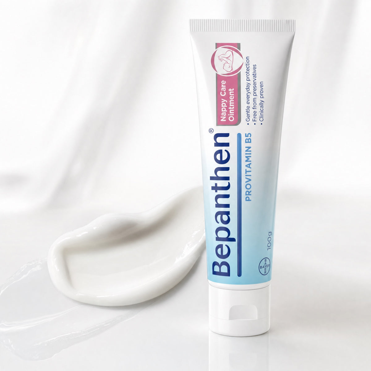 Bepanthen Nappy Care Ointment 100g – rich protective ointment texture