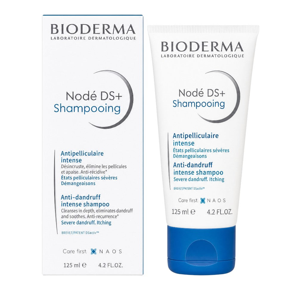Bioderma Nodé DS+ Intense Anti-Dandruff Shampoo 125ml – Box and Tube