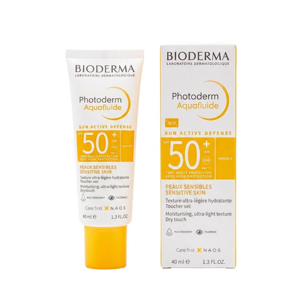 Bioderma Photoderm Aquafluide SPF50+ Invisible 40ml – Product and Box