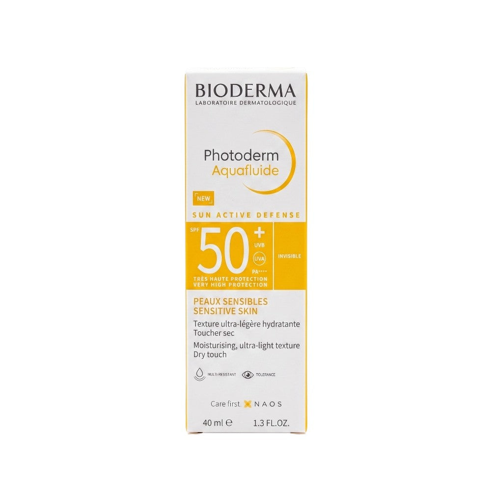 Bioderma Photoderm Aquafluide SPF50+ Invisible 40ml – Box Front
