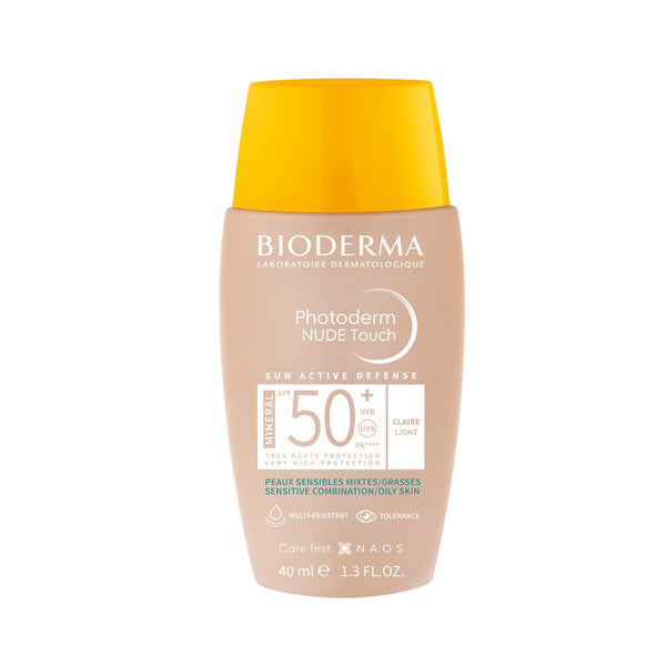 Bioderma Photoderm Nude Touch Mineral SPF50+ Light – Bottle