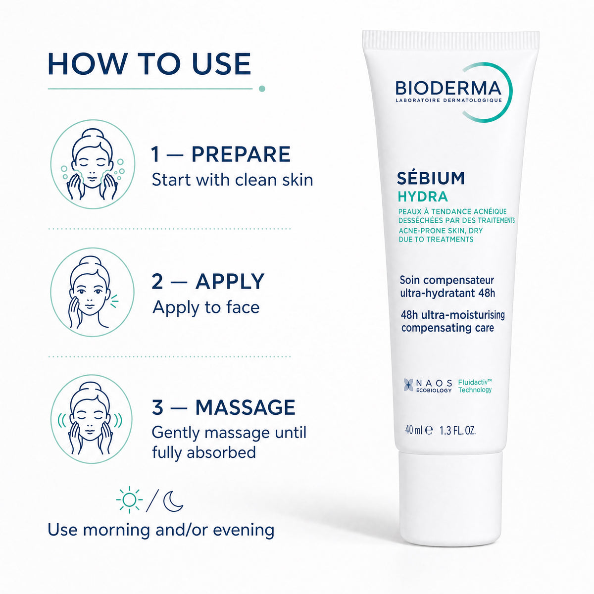 Bioderma Sébium Hydra – How to Use Morning or Evening