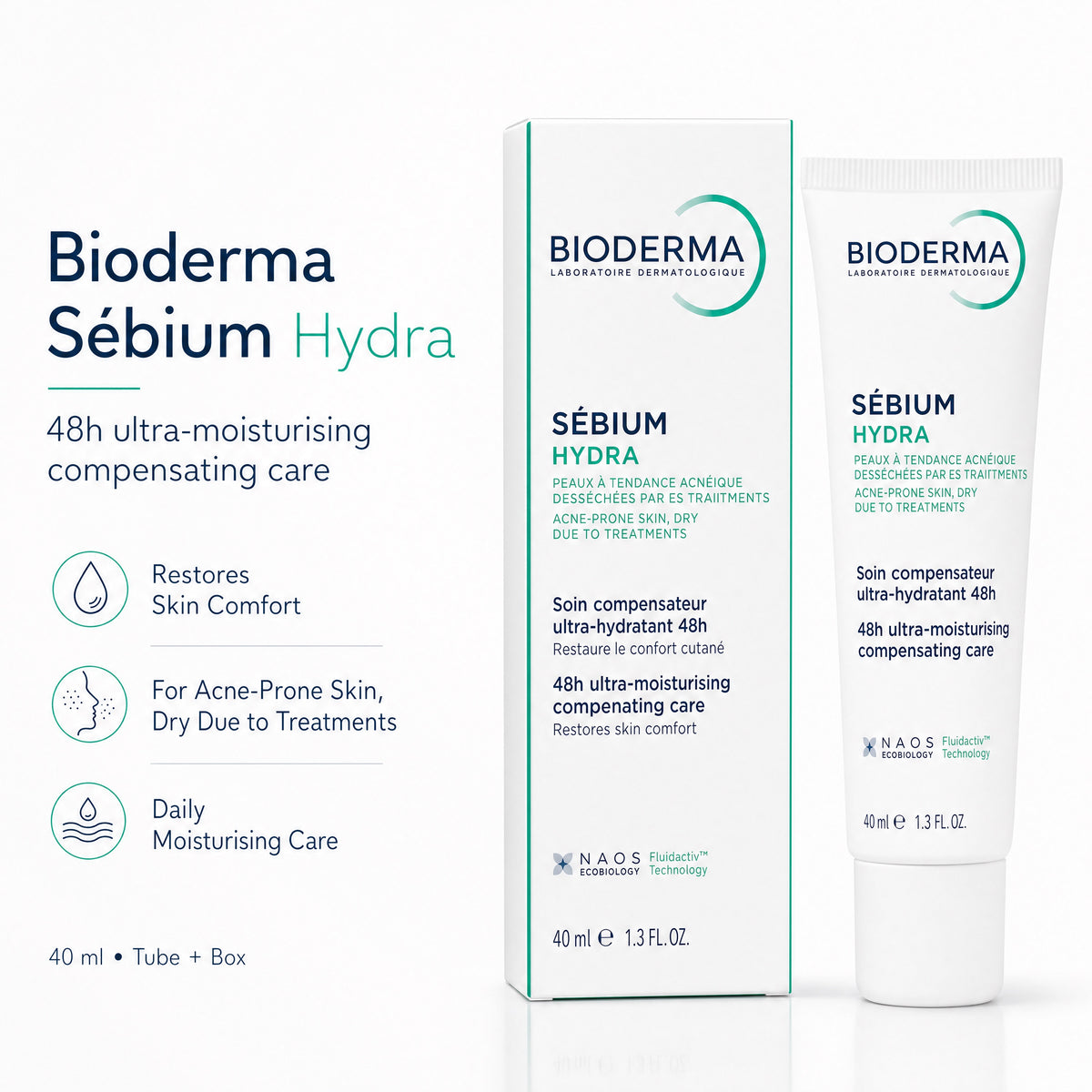 Bioderma Sébium Hydra 40ml – Acne-Prone Skin Moisturizer Benefits