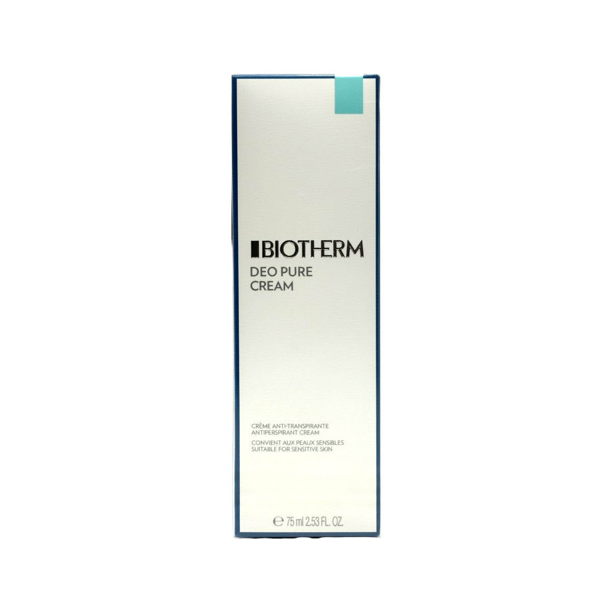 Biotherm Deo Pure Antiperspirant Cream 75ml front of box