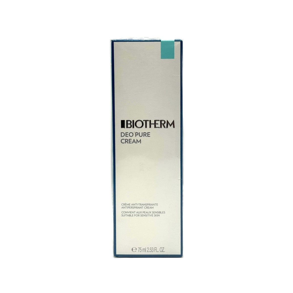 Biotherm Deo Pure Antiperspirant Cream 75ml front of box