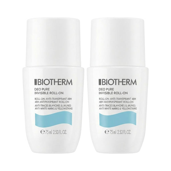 Biotherm Deo Pure Invisible Roll-On Anti-Perspirant 48H 2-Pack (2 x 75ml) – Front