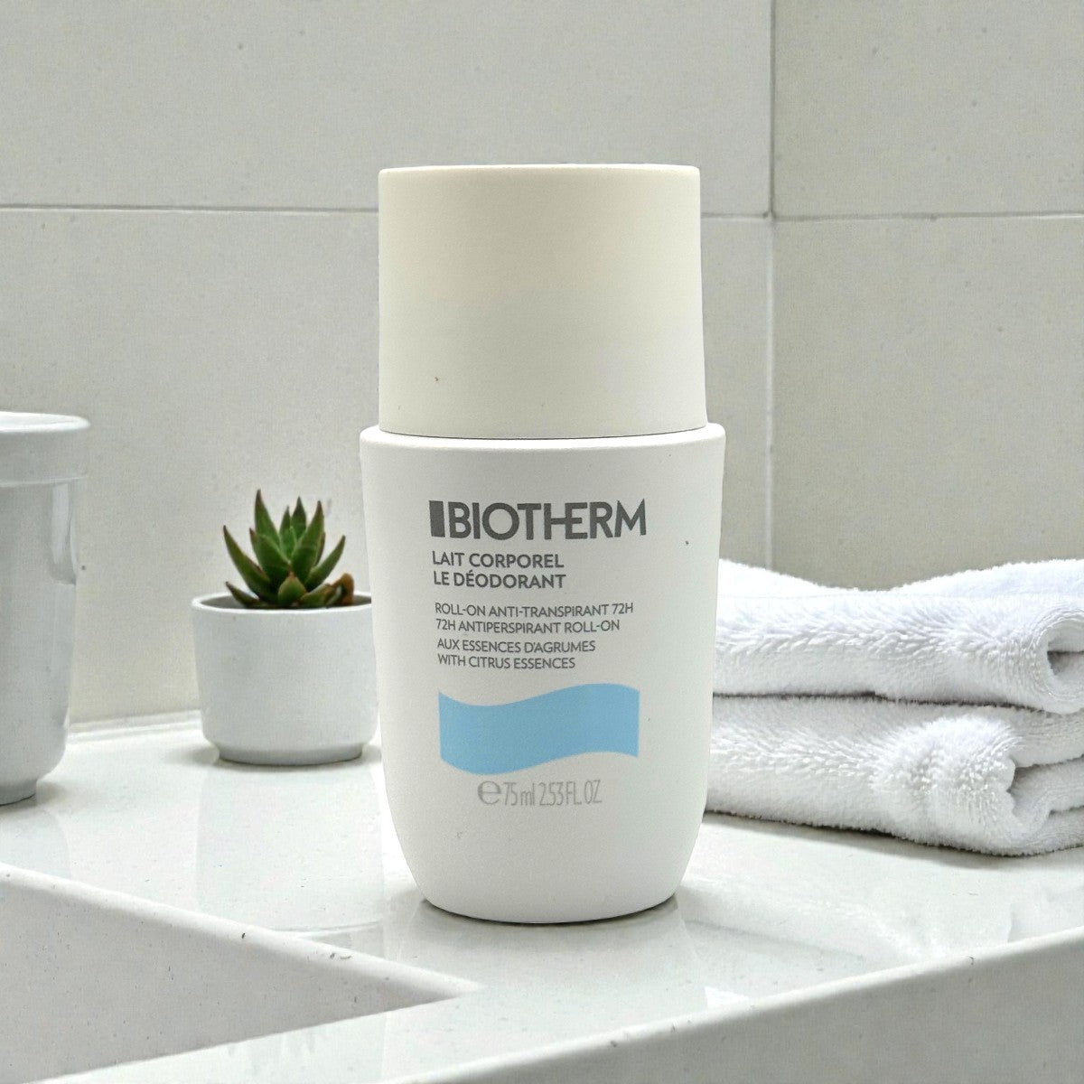 Biotherm Lait Corporel 72H Antiperspirant Roll-On Deodorant 75ml Bathroom
