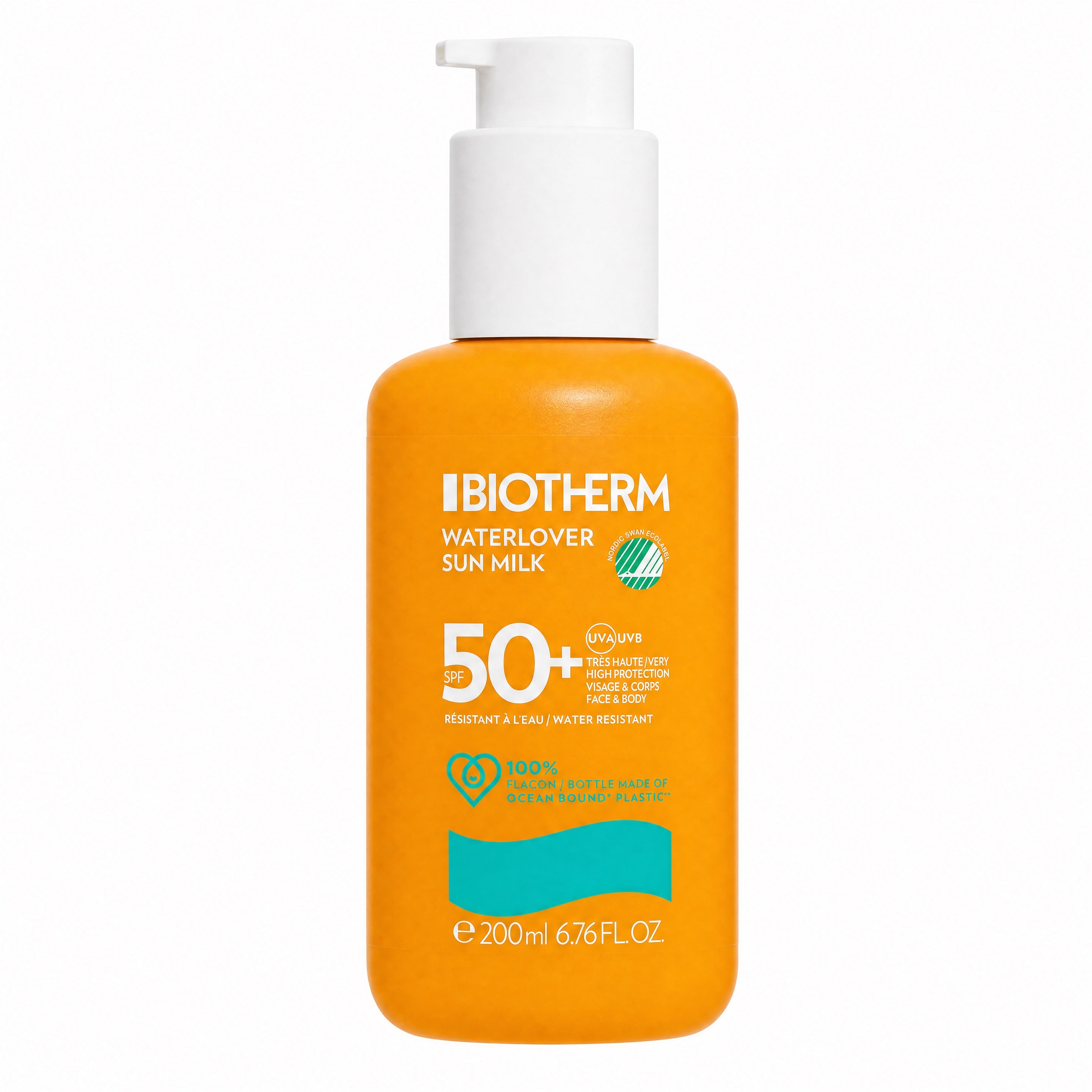 Biotherm Waterlover Sun Milk SPF50+ 200ml – Front