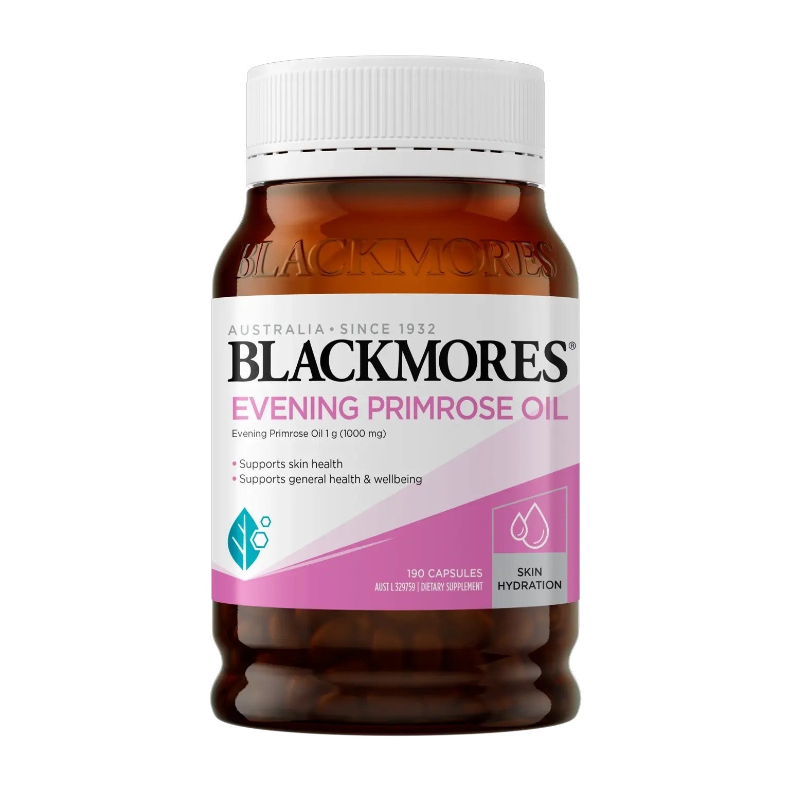 Blackmores Evening Primrose Oil 1000mg 190 Capsules – Front