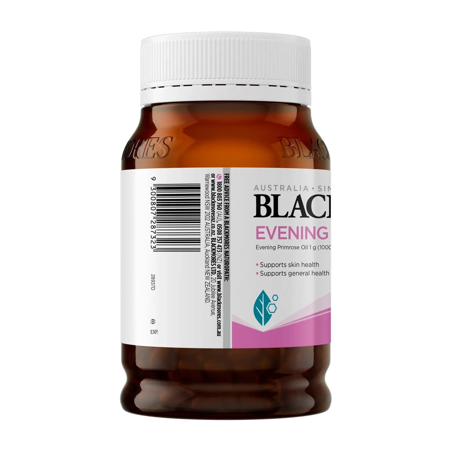 Blackmores Evening Primrose Oil 1000mg 190 Capsules – Side