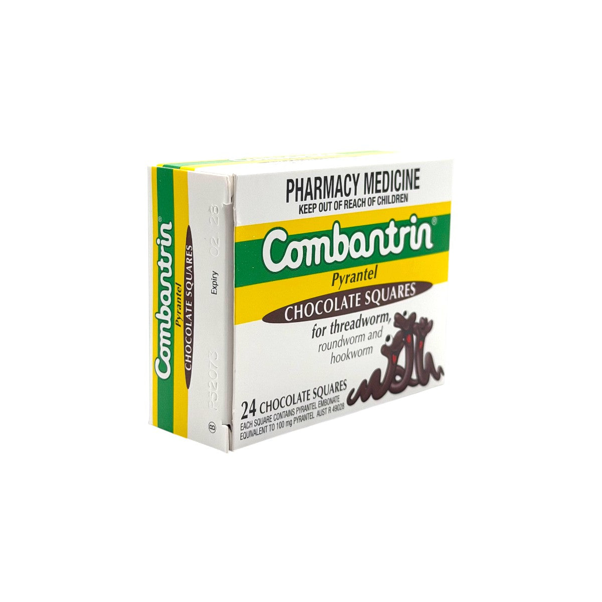 Combantrin Chocolate Squares – Angle