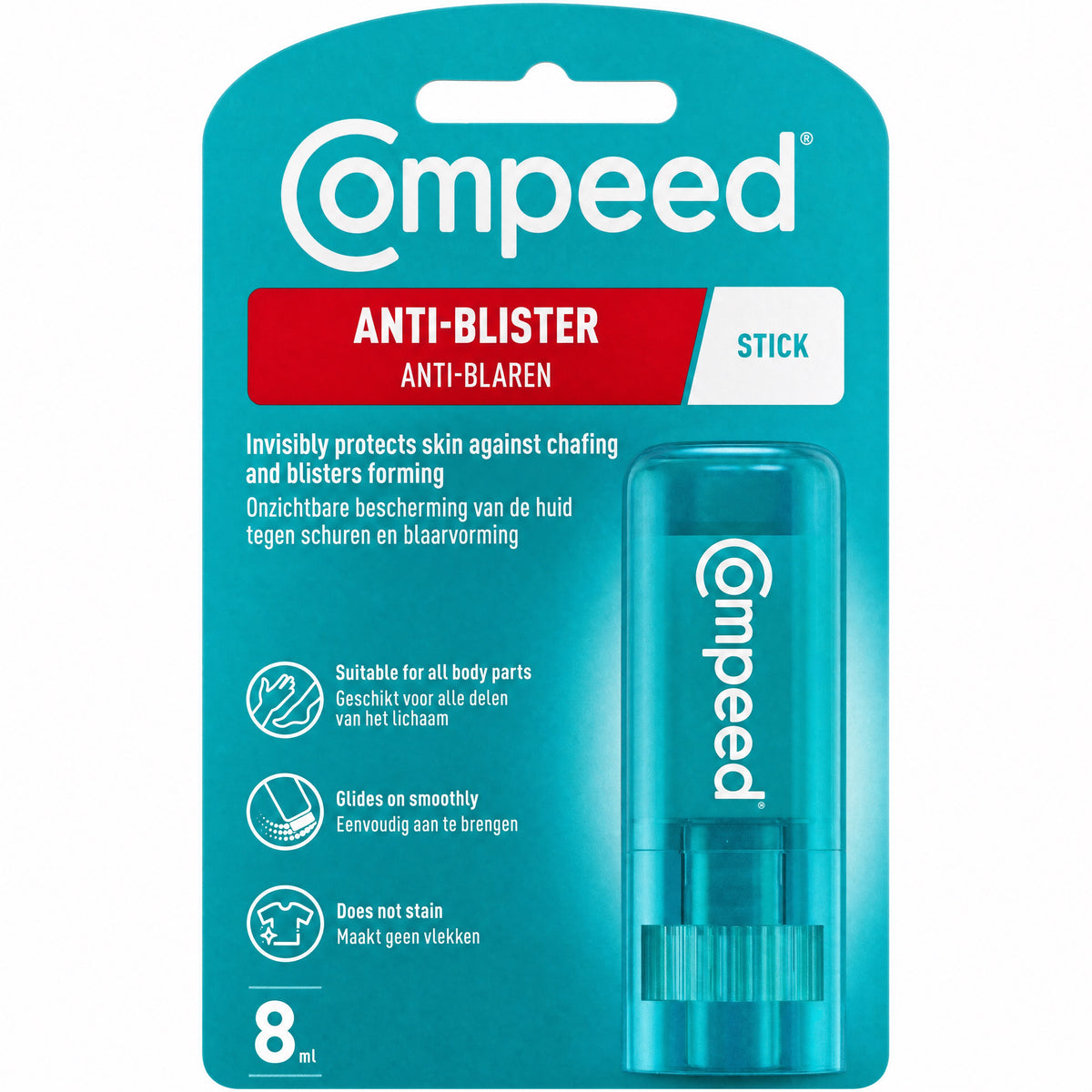 Compeed Anti-Blister Stick 8ml – Front Packaging