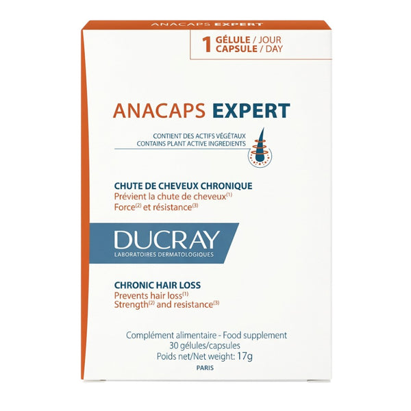 Ducray Anacaps Expert 30 Capsules – Front (Box)