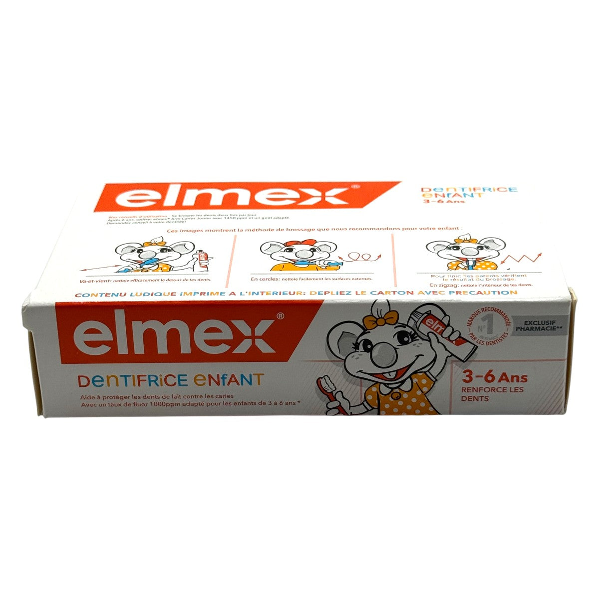 Elmex Kids Toothpaste 3–6 Years inner duo pack 2 x 50 ml front view