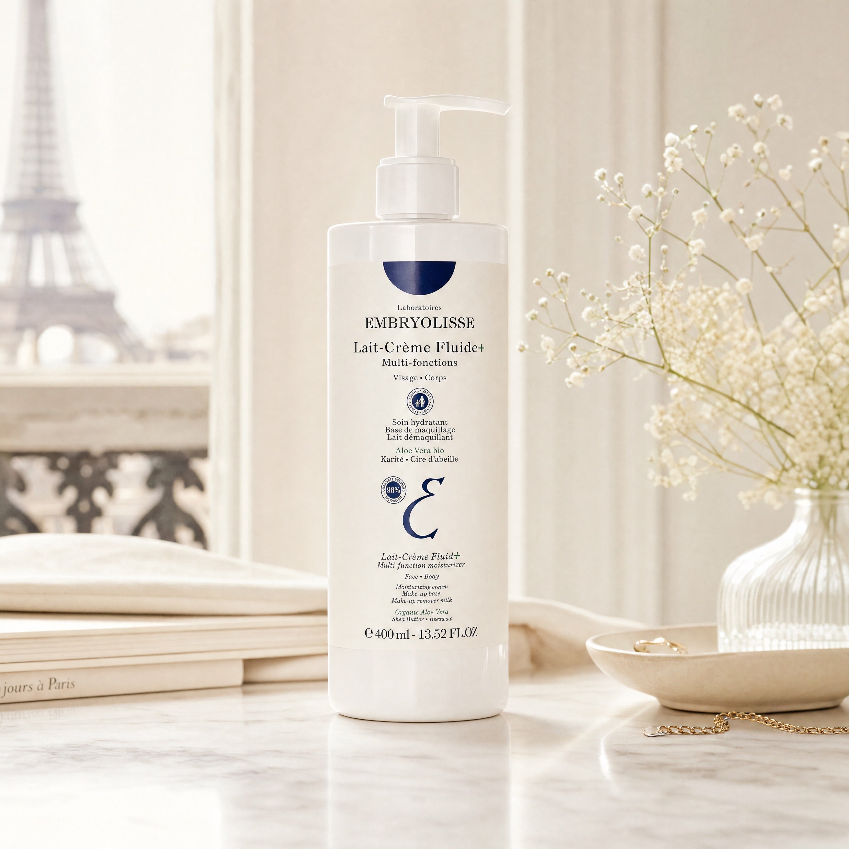 Embryolisse Lait-Crème Fluide+ 400 ml – French Skincare Lifestyle