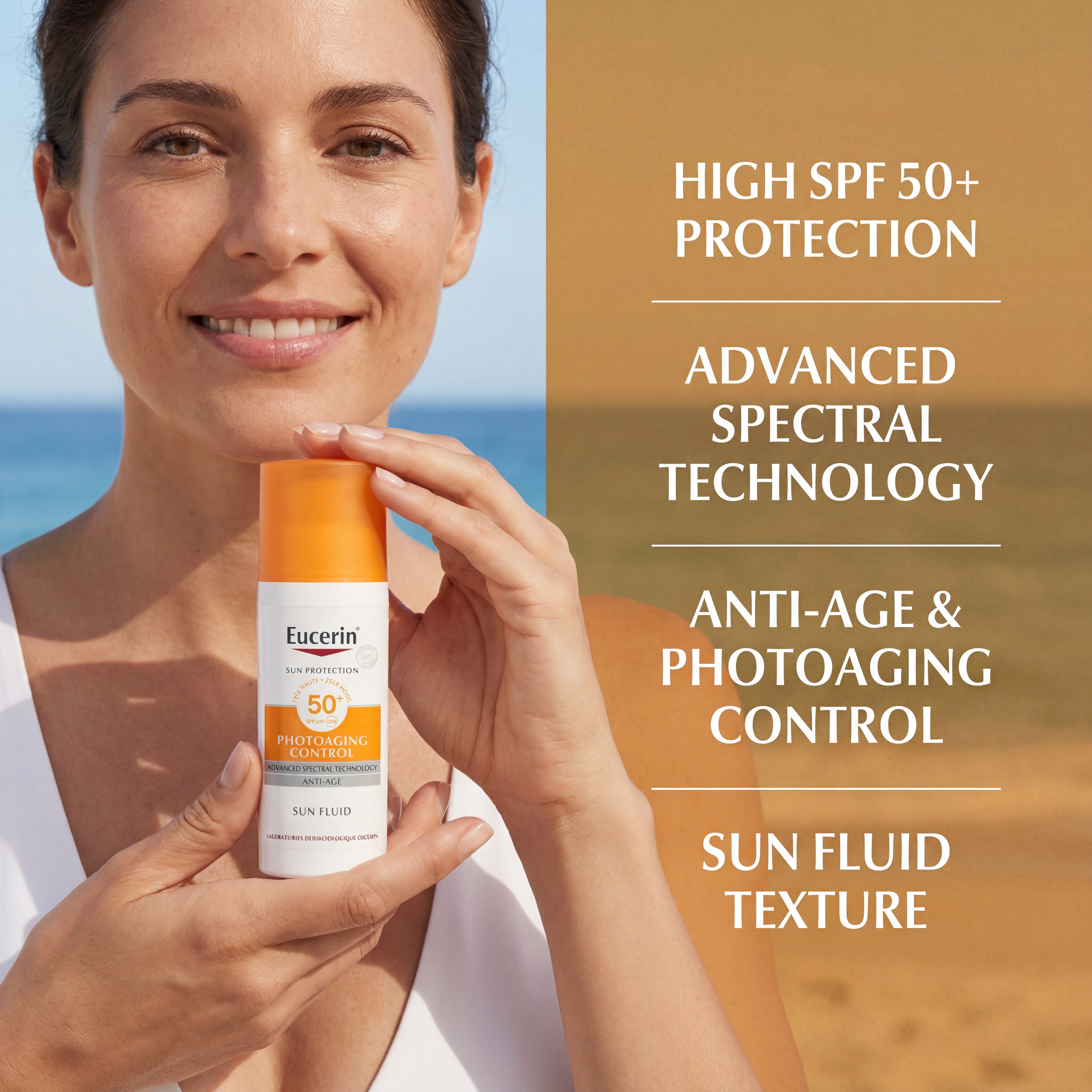 Eucerin Photoaging Control Sun Fluid SPF50+ – Lifestyle