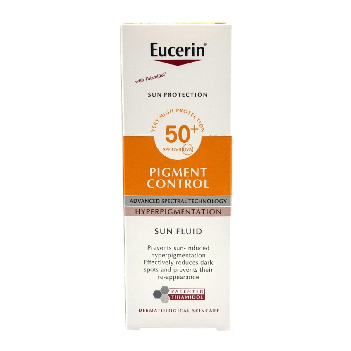 Eucerin Pigment Control SPF 50+ Sun Fluid packaging front