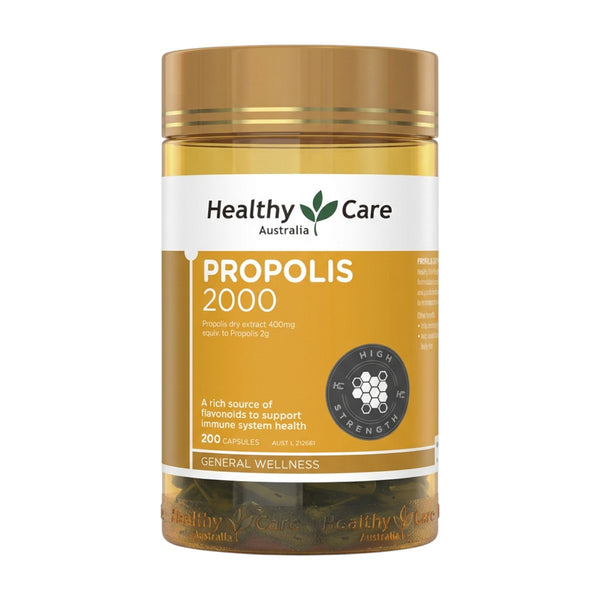 Healthy Care Propolis 2000 High Strength Capsules – Fron
