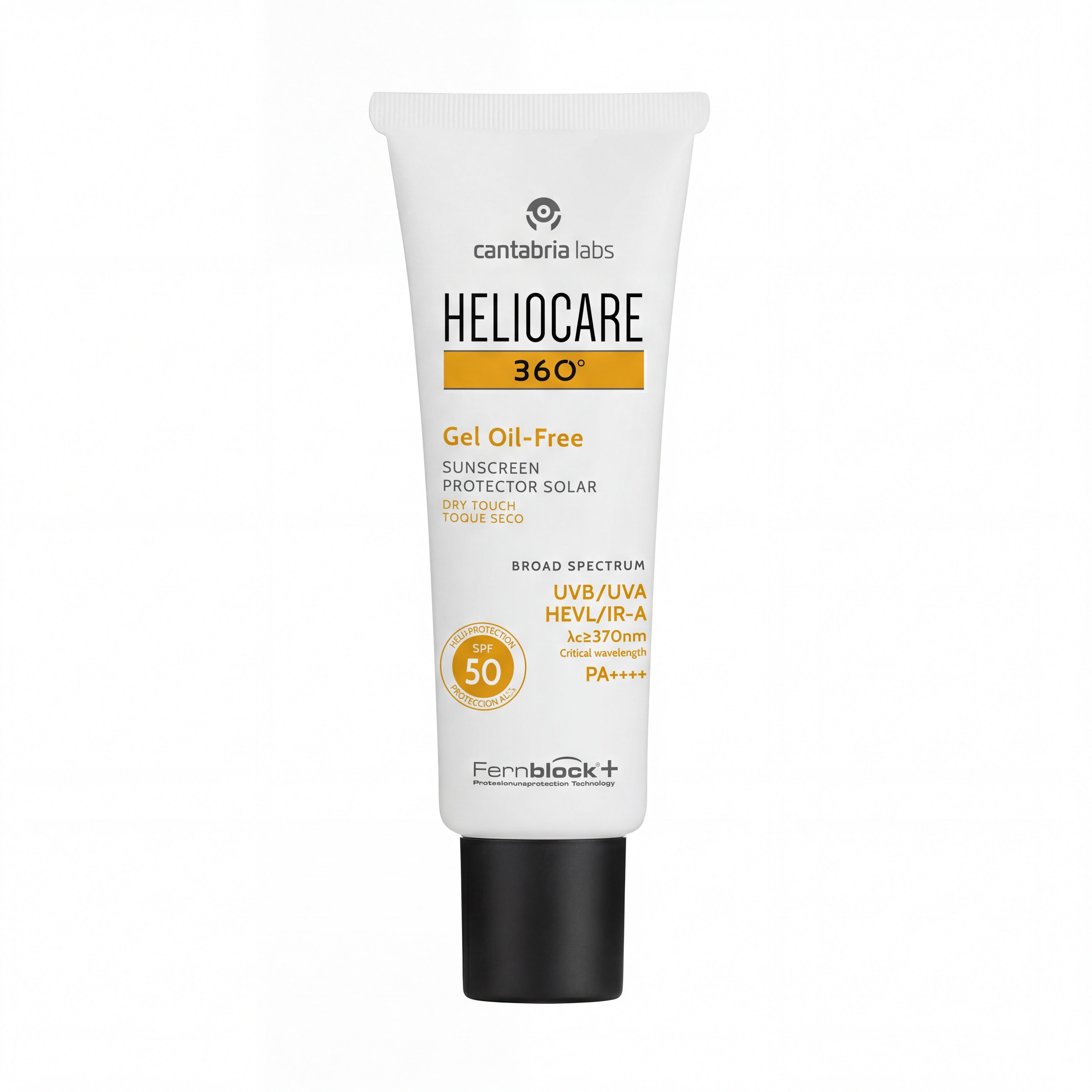 Heliocare 360 Gel Oil-Free SPF 50 Sunscreen – Front Tube
