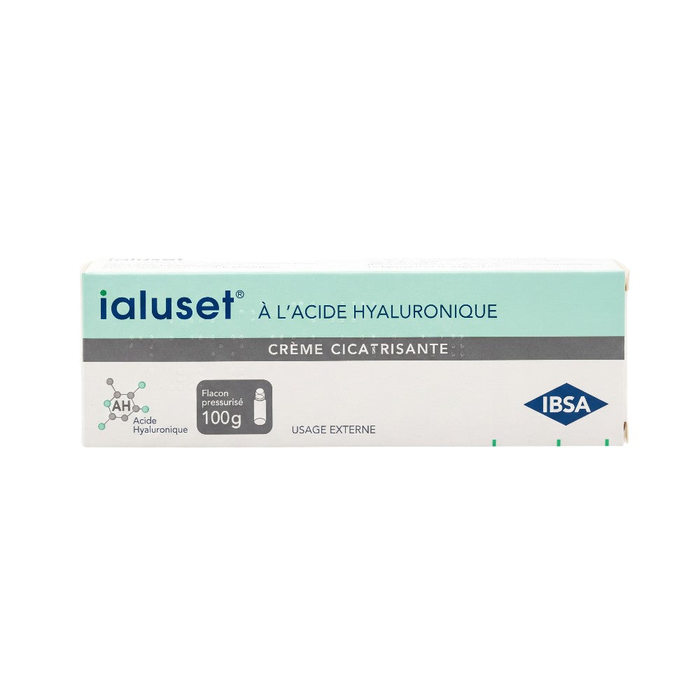 Ialuset Hyaluronic Acid Cream 100g Bottle – Packaging