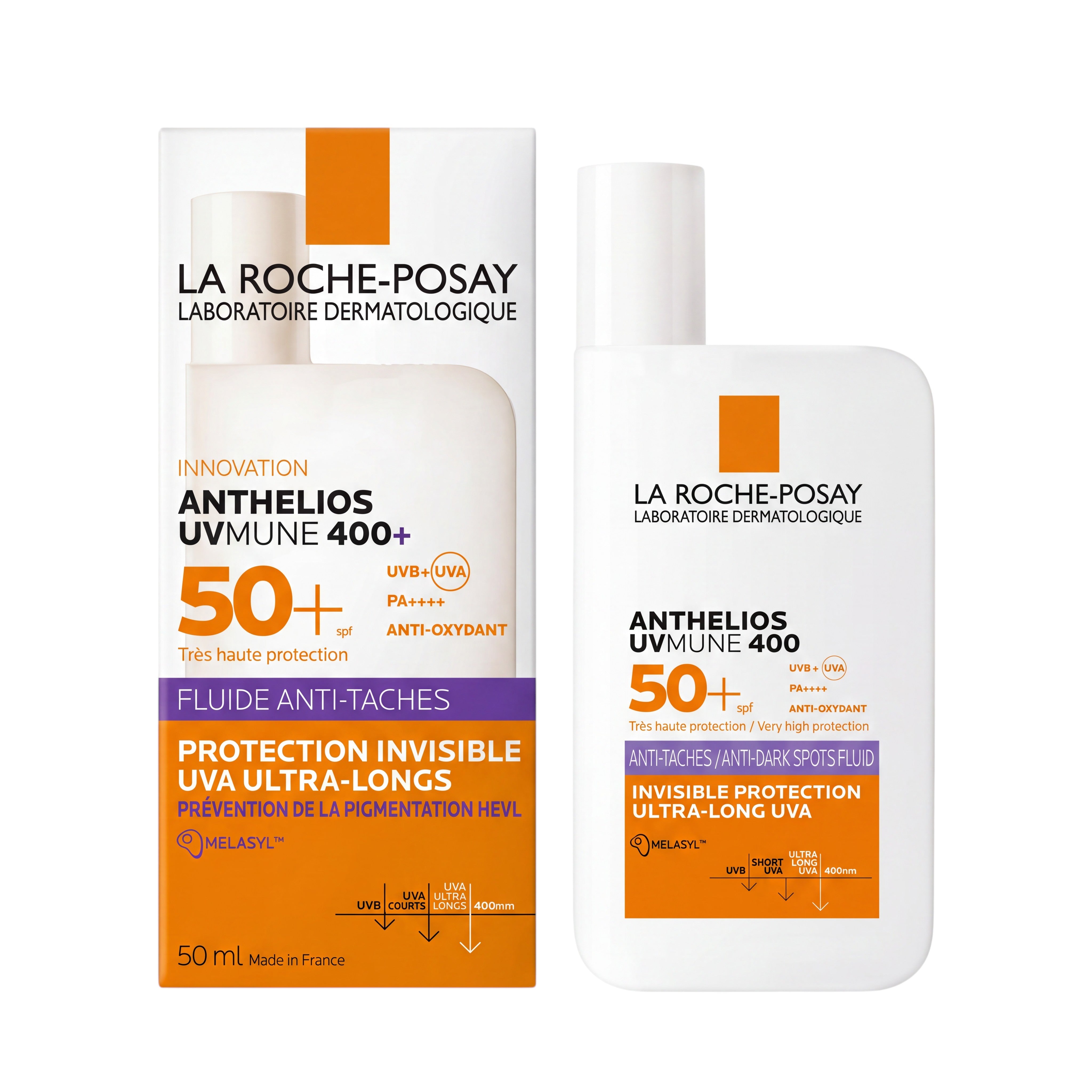 La Roche-Posay Anthelios UVMune 400 Anti-Dark Spots Fluid SPF50+ 50ml – Front