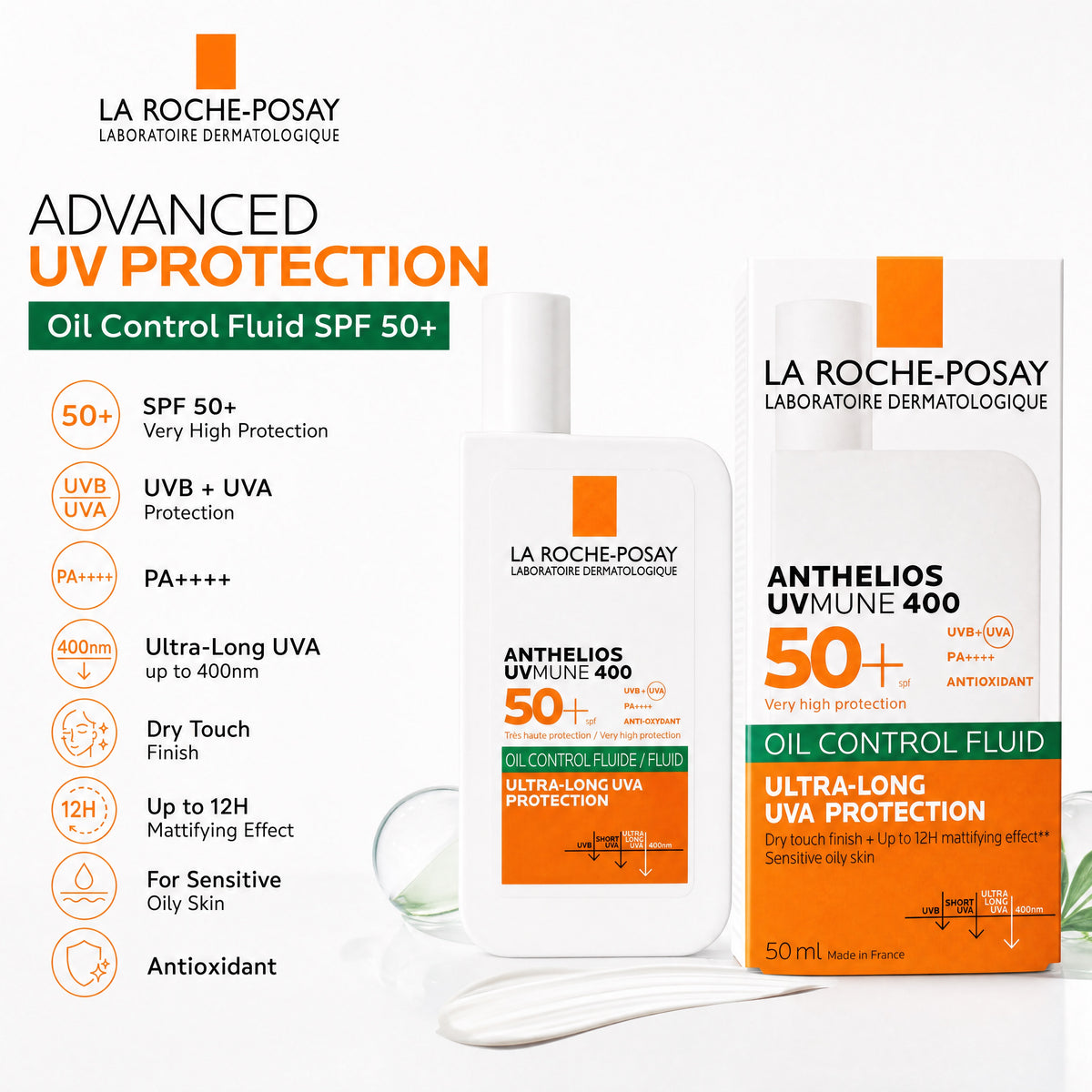 La Roche-Posay Anthelios UVMune 400 Oil Control Fluid – Advanced UV Protection