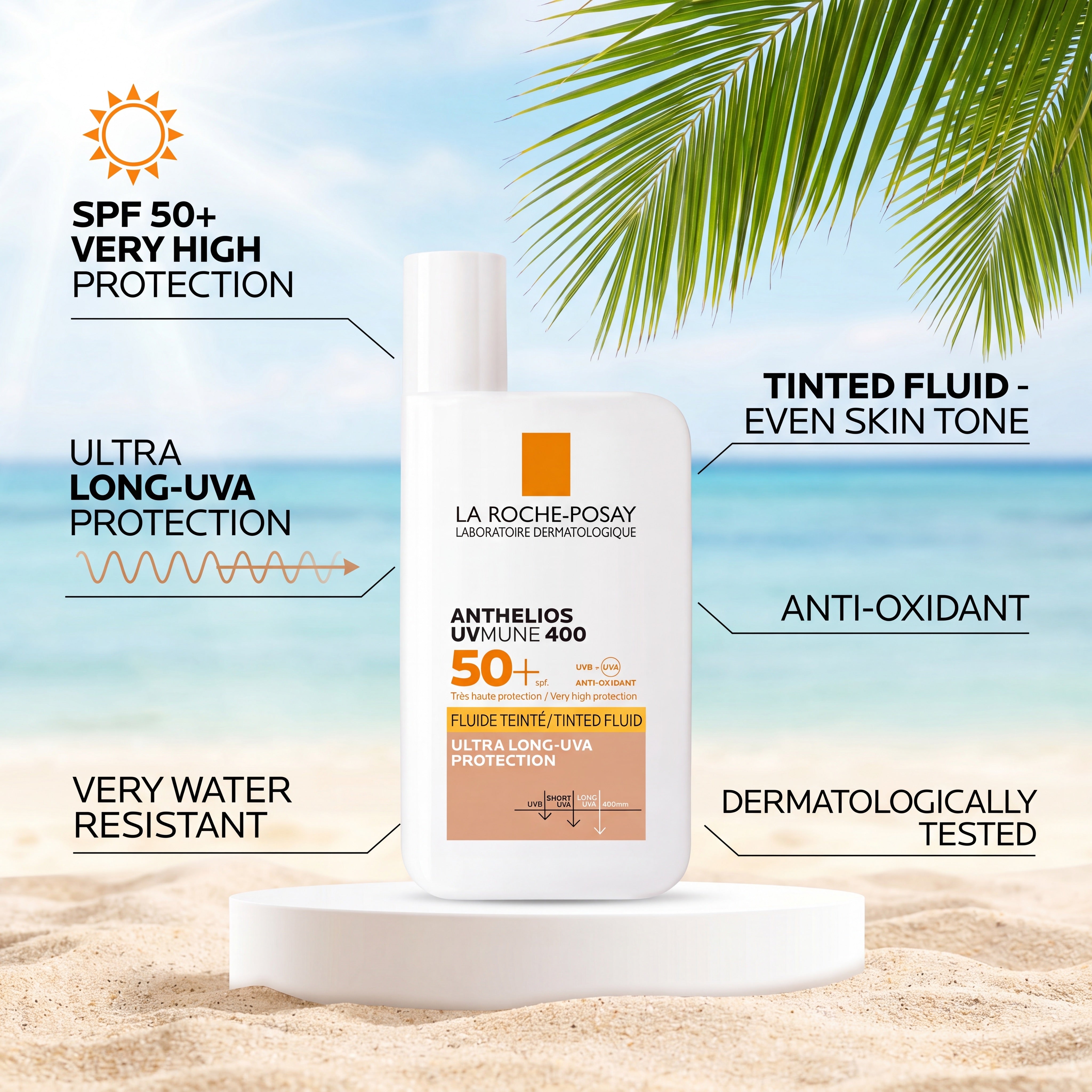 La Roche-Posay Anthelios UVMune 400 Tinted Fluid SPF50+ – Lifestyle