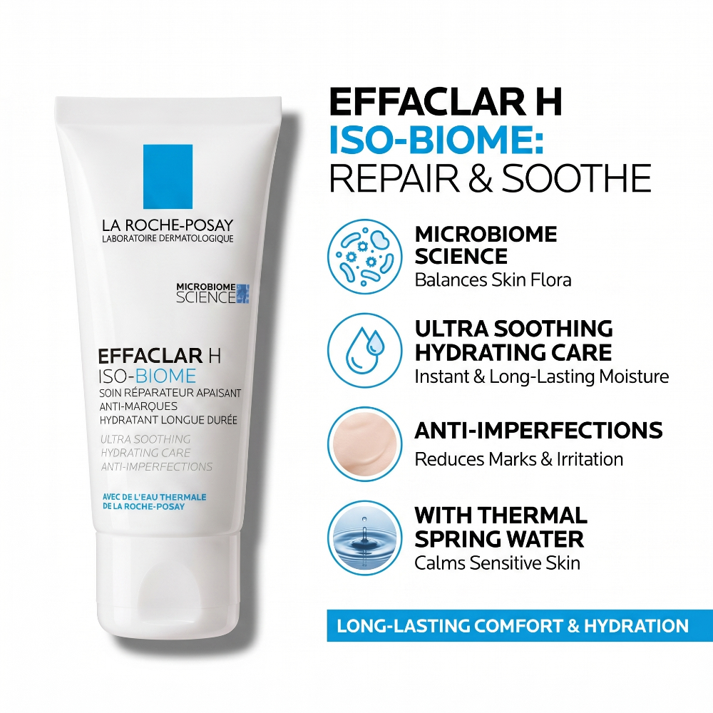 La Roche-Posay Effaclar H ISO-BIOME Hydrating Care 40ml – Info
