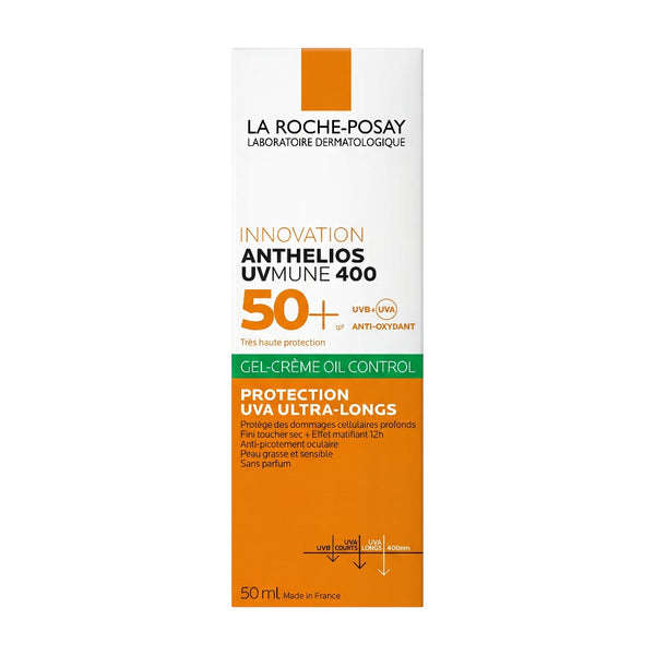La Roche-Posay Anthelios UVMune 400 Oil Control Gel-Cream SPF 50+ – Front BOX