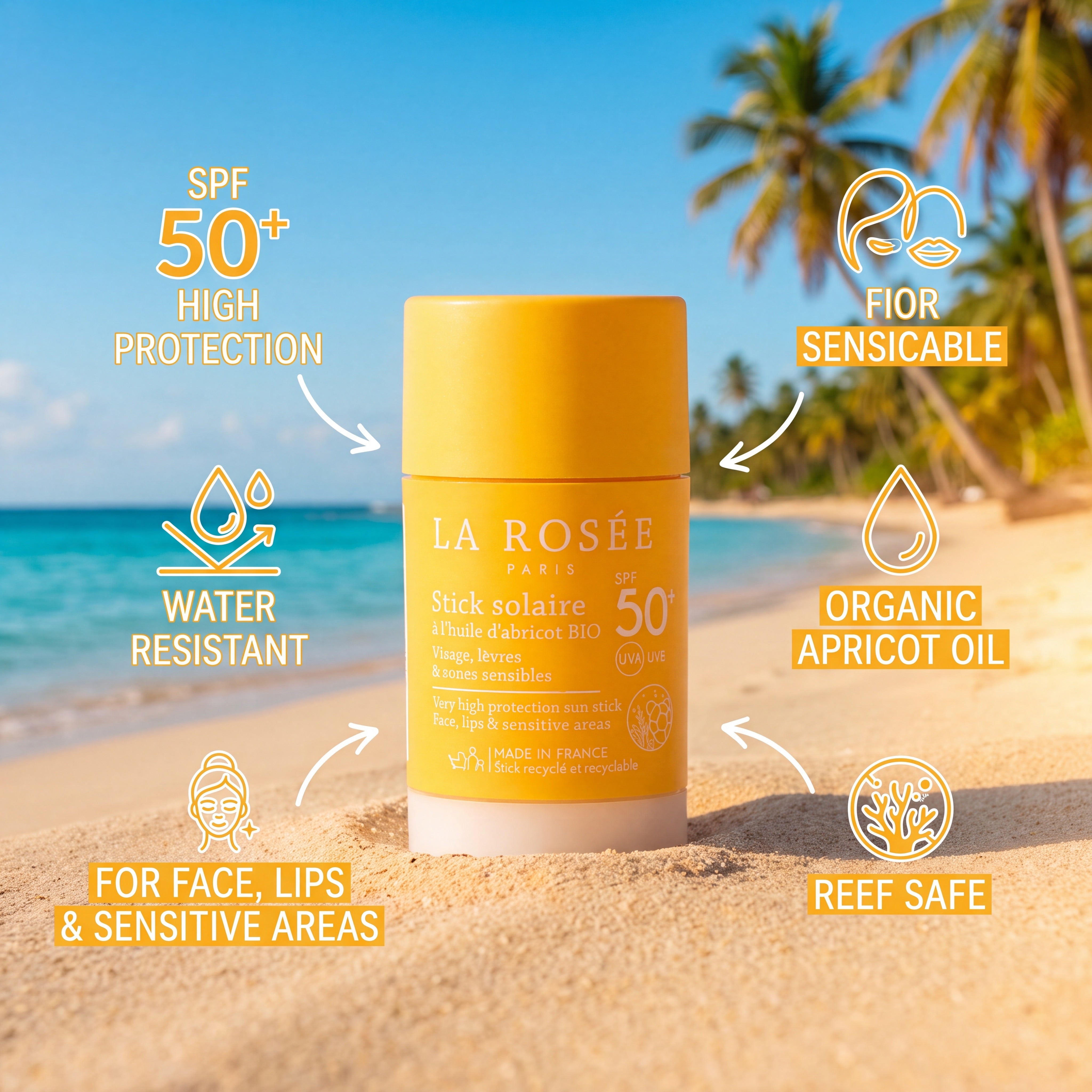 La Rosée Paris Sun Stick SPF 50+ – Product info