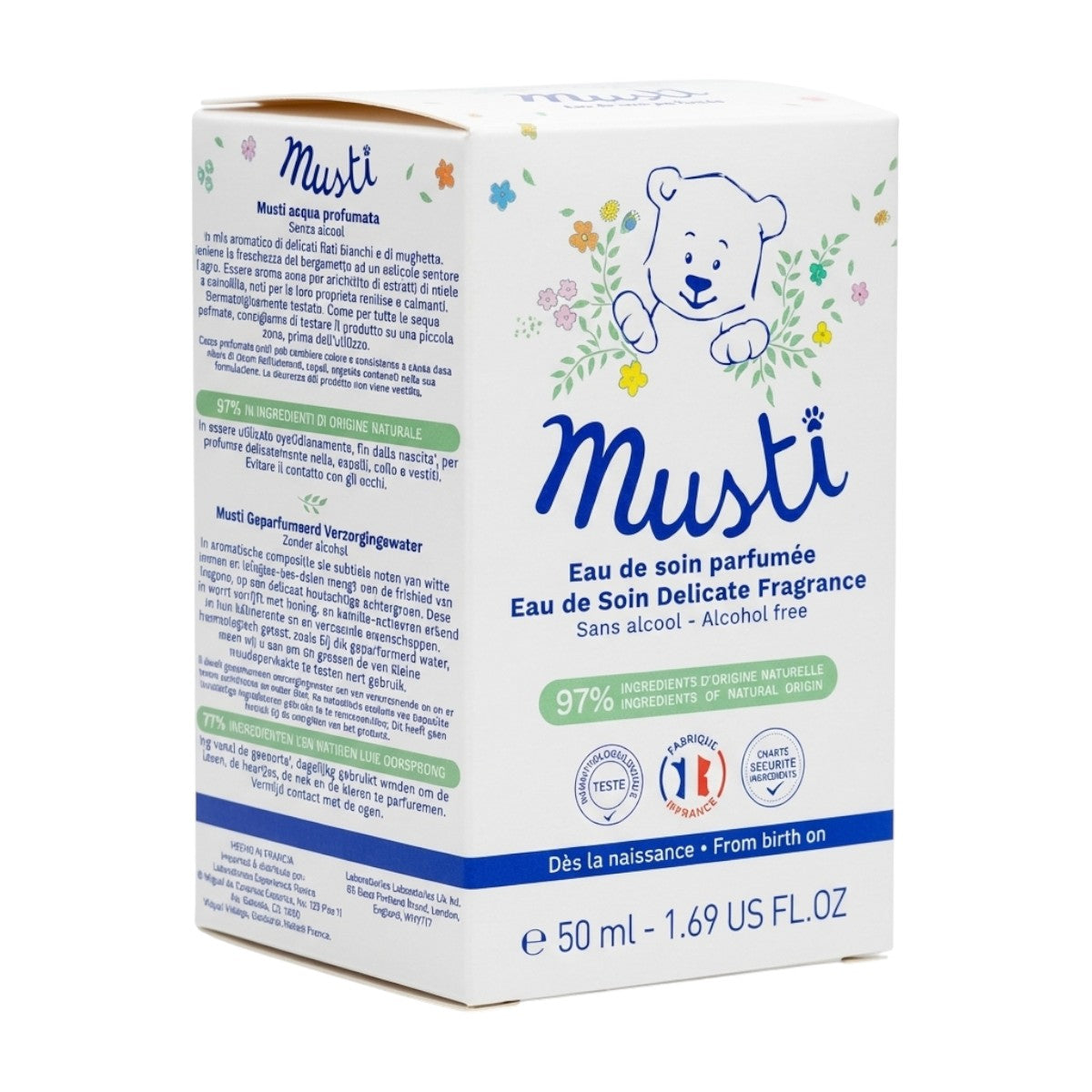 Mustela Musti Eau de Soin Delicate Fragrance – Box Angel