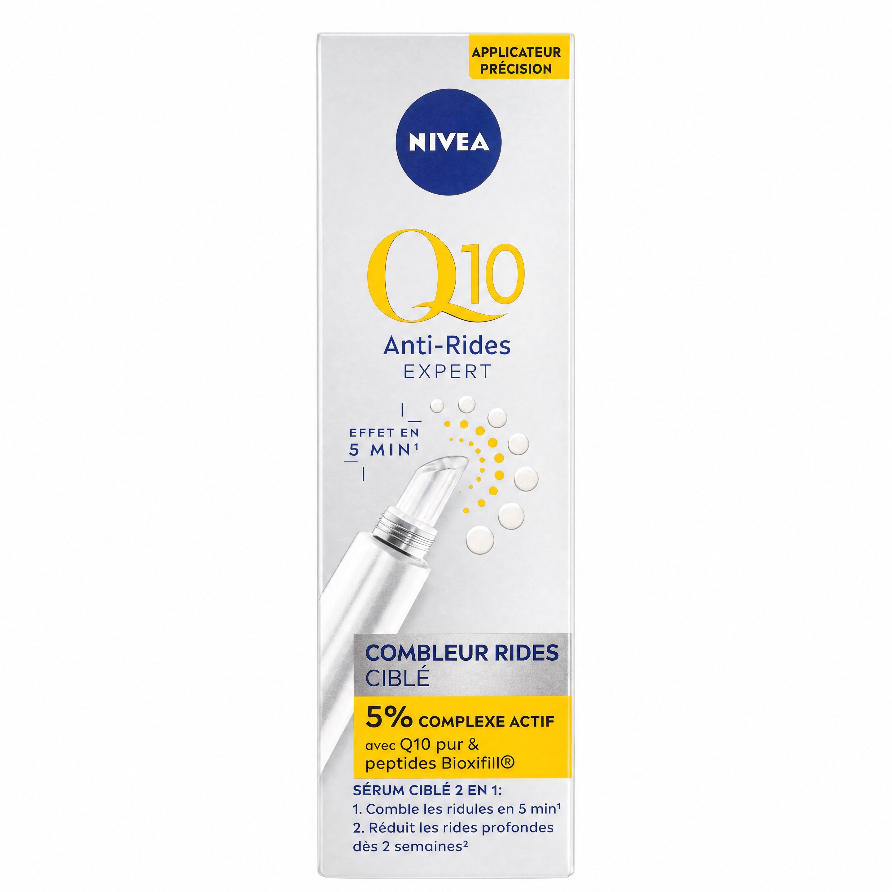 NIVEA Q10 Anti-Wrinkle Power Expert Wrinkle Filler Serum 15ml – Front Box
