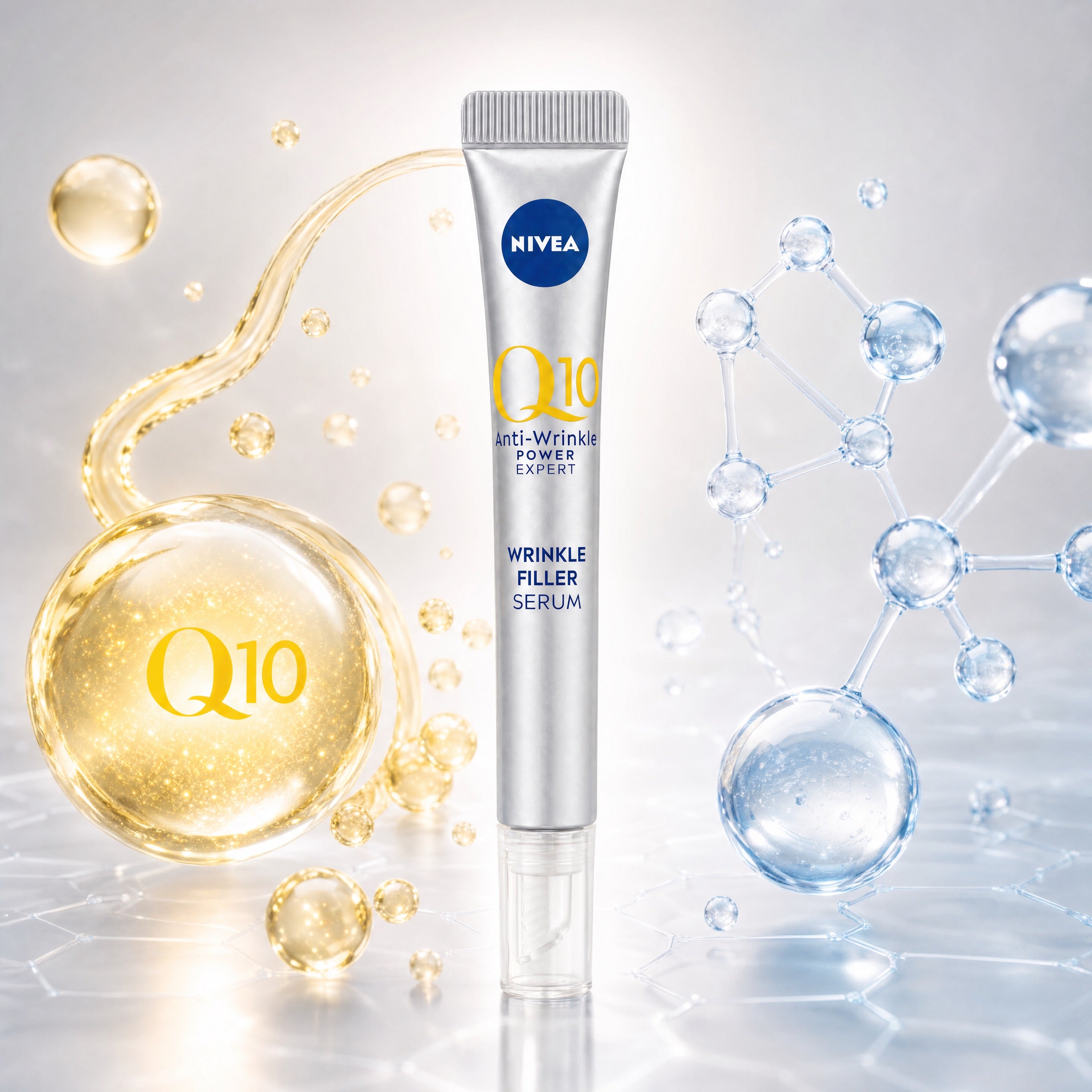 NIVEA Q10 Wrinkle Filler Serum 15ml – Q10 and Peptide Formula
