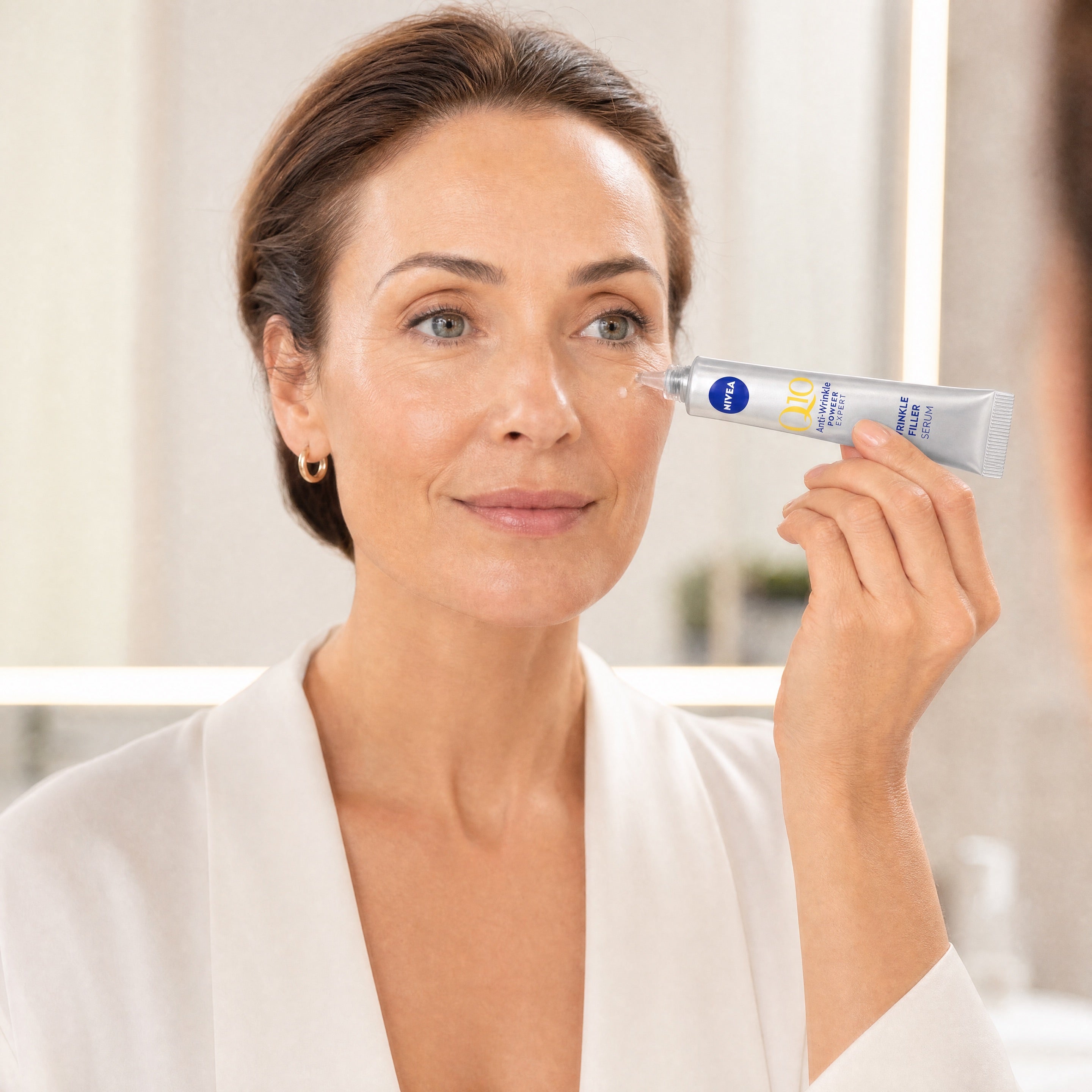 NIVEA Q10 Wrinkle Filler Serum 15ml – Precision Application Around Eye Area
