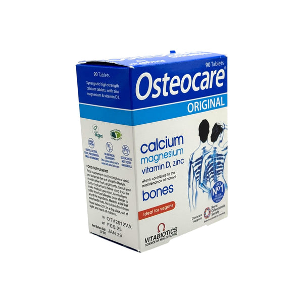 Osteocare Original calcium magnesium vitamin D zinc angle view