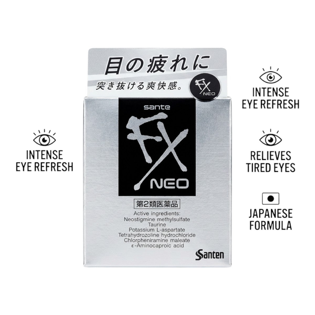 Santen Sante FX NEO – Packaging Detail