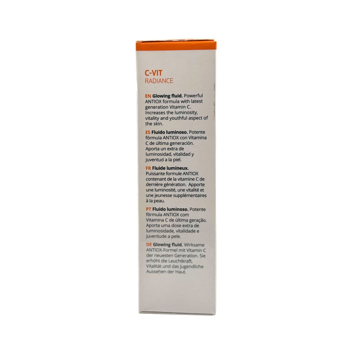 Sesderma C-VIT Radiance Glowing Fluid back label ingredients