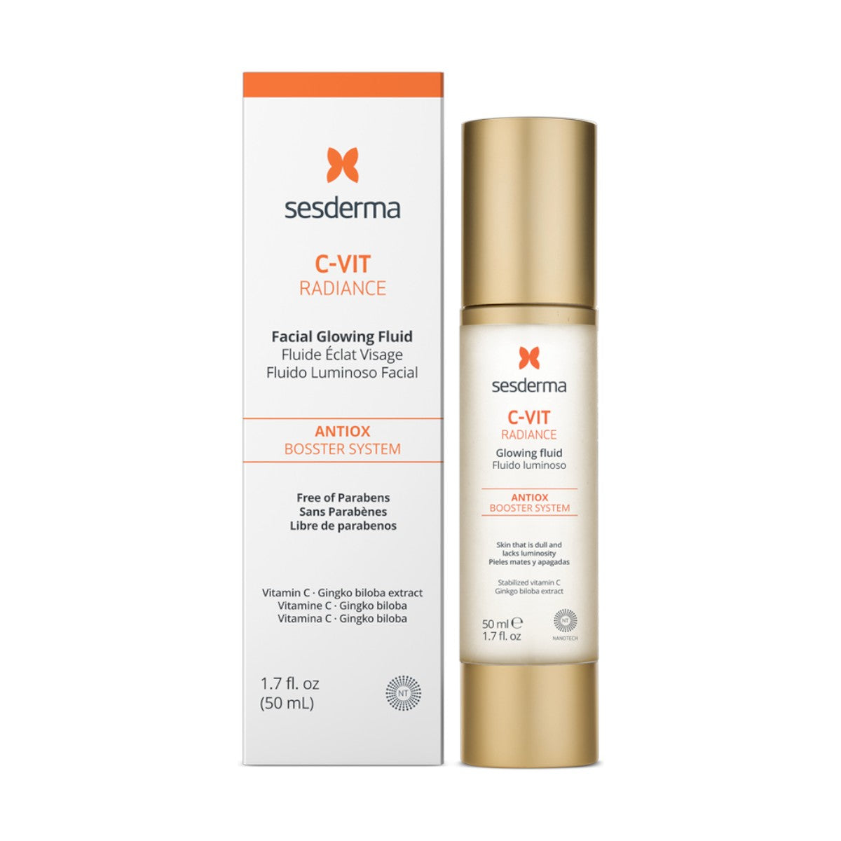 Sesderma C-VIT Radiance Glowing Fluid 50 ml front bottle