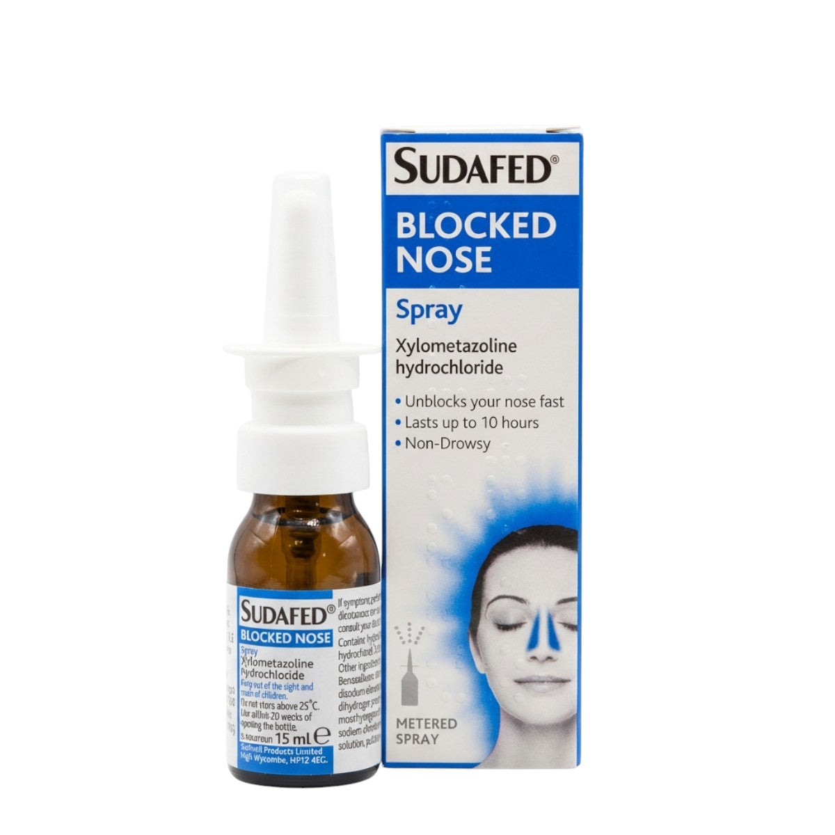 Sudafed Blocked Nose Spray 15ml – Product & Box