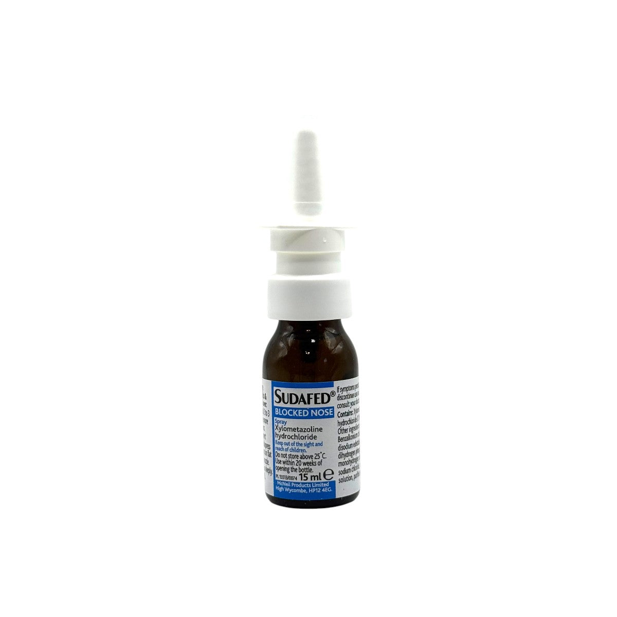 Sudafed Blocked Nose Spray 15ml front view