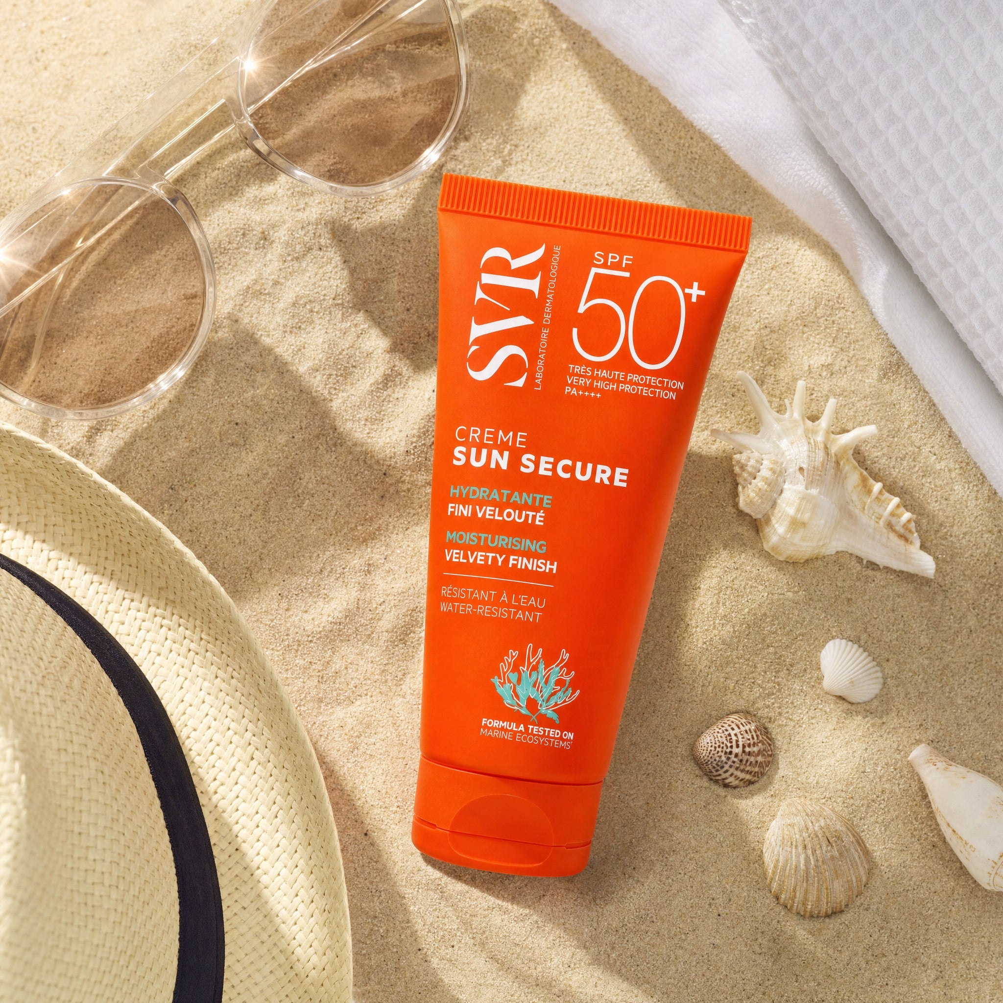 SVR Sun Secure Crème SPF50+ 50ml – Beach Lifestyle Photo