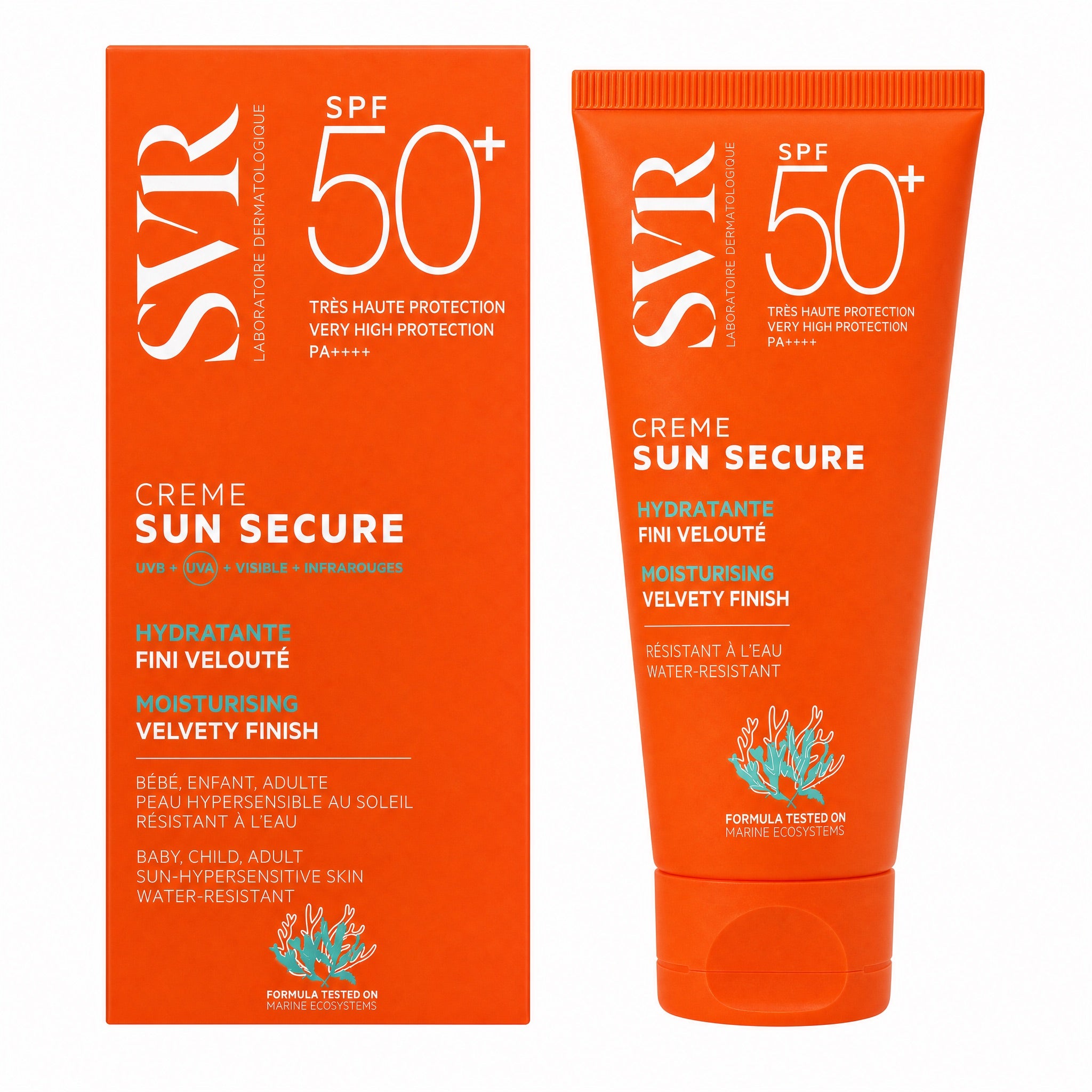 SVR Sun Secure Crème SPF50+ 50ml with Box – Front View