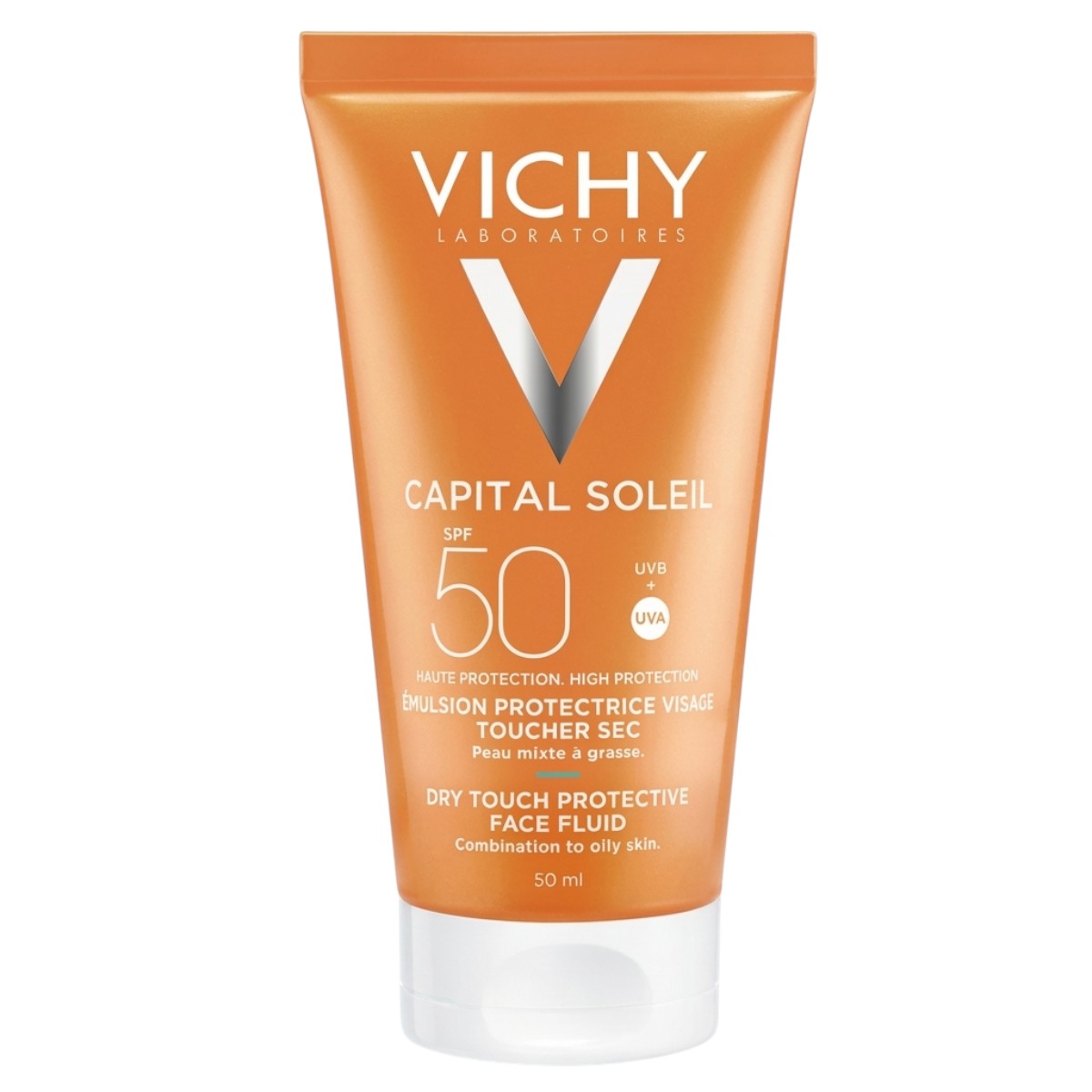 Vichy Capital Soleil Dry Touch Face Fluid SPF 50 – Front