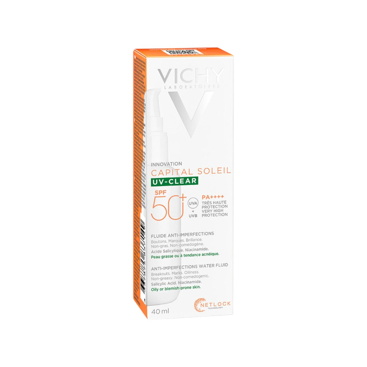 Vichy Capital Soleil UV-Clear SPF 50+ – Packaging Front